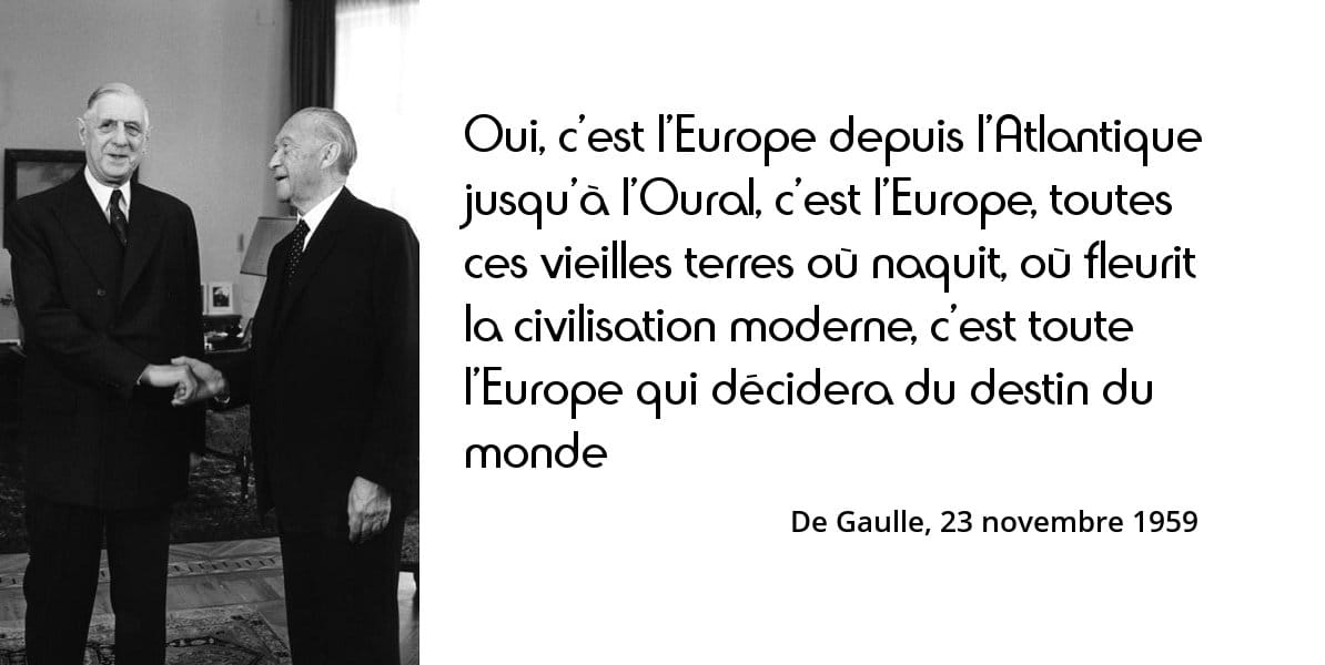 Du Général de Gaulle à Vladimir Poutine: la lutte contre la volonté d’hégémonie américaine
