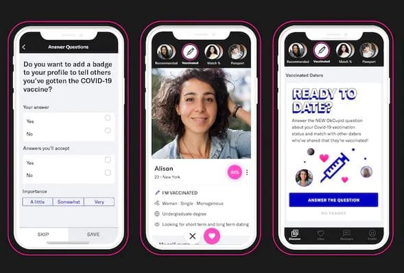 Sites de rencontre, nouveaux espaces où l’on banalise le passe vaccinal