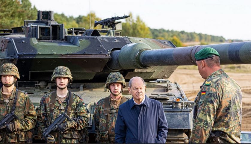Scholz invite Poutine à se rendre! par Dmitri Rodionov