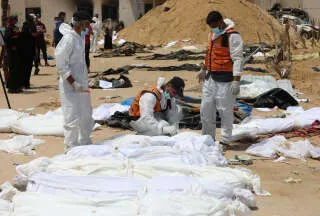 Charniers de Gaza: l’opinion occidentale découvre les massacres de civils palestiniens
