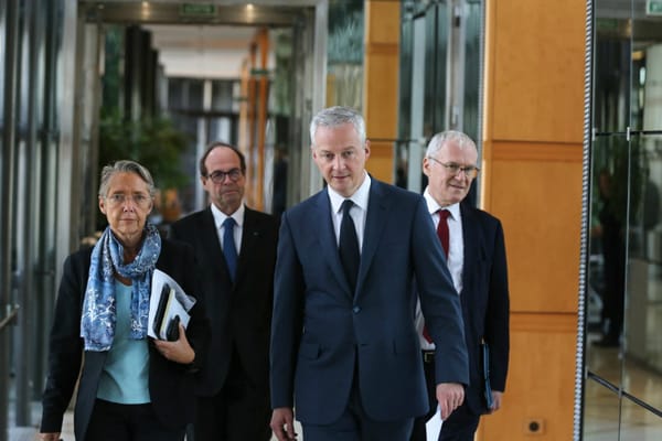 Le Maire fait la manche chez les Prussiens