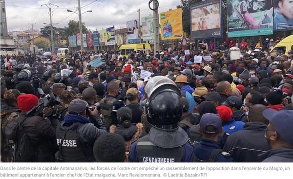 Madagascar : les autorités interdisent une manifestation de l’opposition