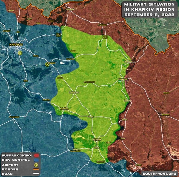 Guerre d’Ukraine – Jour 200 – on commence à bien comprendre les événements militaires dans la région de Kharkov