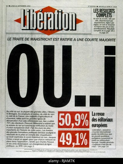 Il y a 30 ans j’ai voté non à Maastricht. Le bilan est encore pire que ce que j’anticipais!