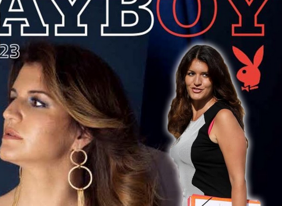 Playboy fait la une de Marlène Schiappa, par Modeste Schwartz