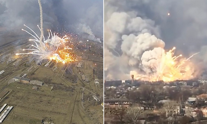 Que contenaient les entrepôts d’armes explosés à Jytomyr? par Riafan