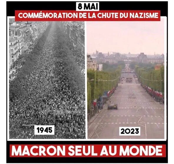 Londres, Paris, Moscou, trois 8 mai, trois ambiances