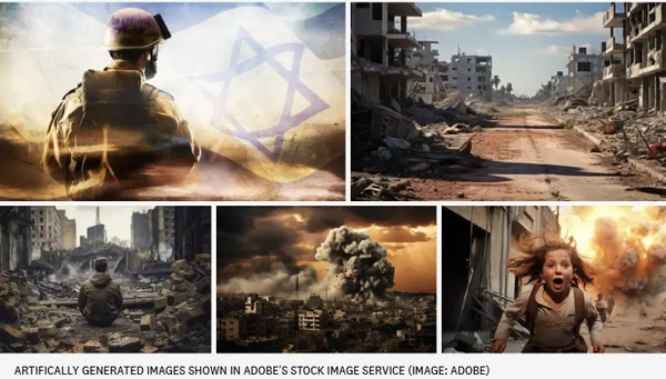 Guerre en Israël : les fausses images générées par IA inquiètent
