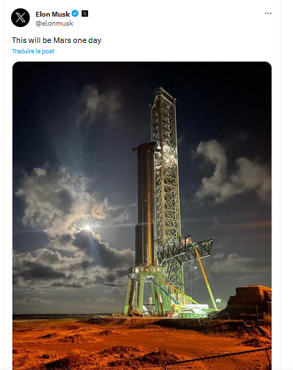 Mars, pas la Lune : Elon Musk bouscule la politique spatiale US