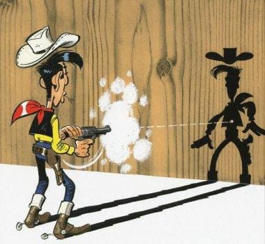 L’attentat contre Trump expliqué par Lucky Luke! par Yves-Marie Adeline