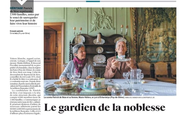 Ouverture des JO : la noblesse française se rebiffe