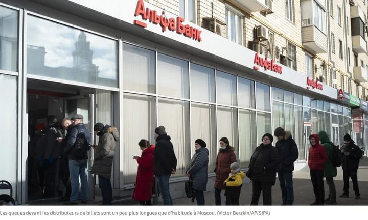 Face aux sanctions, possibilité d’un défaut de paiement en Russie selon le FMI