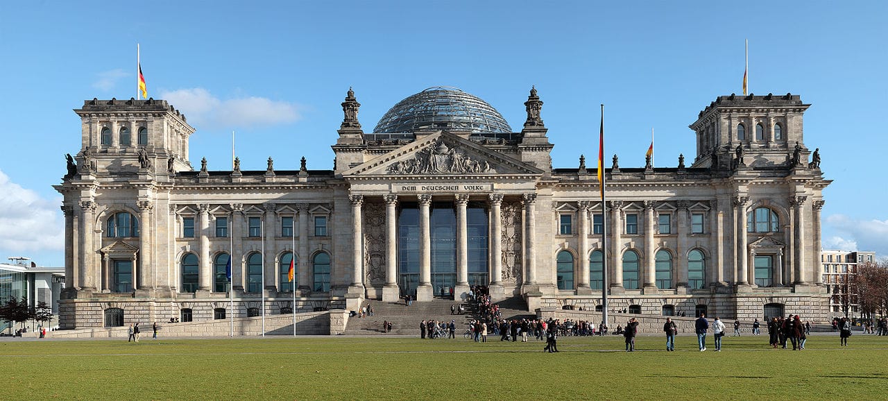 Le bâtiment du Reichstag à Berlin, siège du parlement fédéral